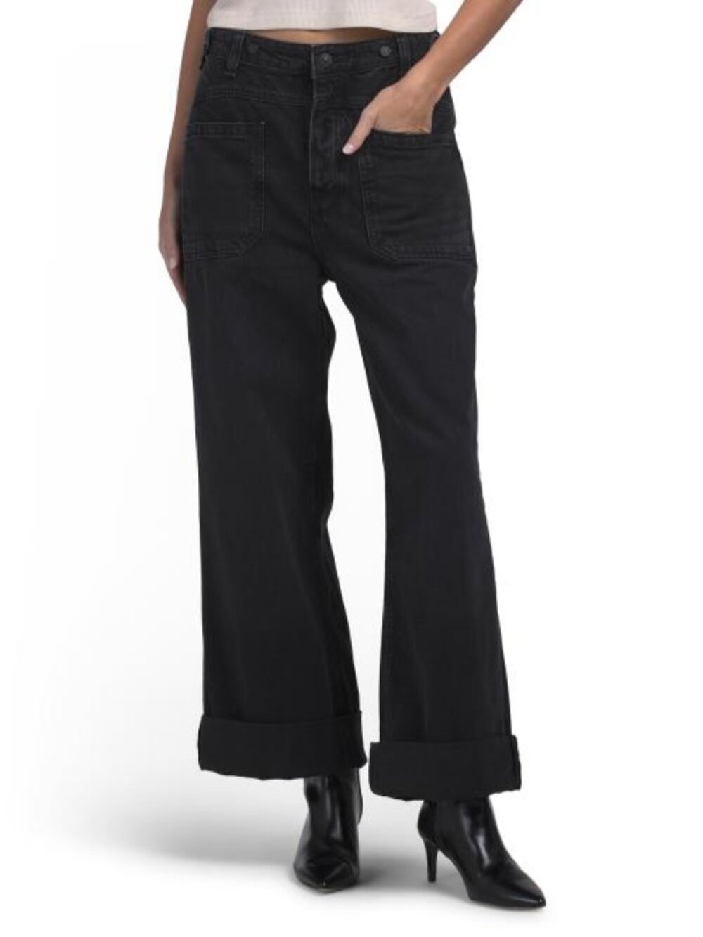 FREE PEOPLE Palmer Cuffed Jeans